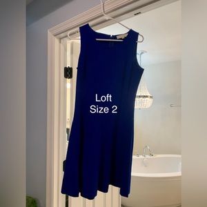 Blue LOFT dress